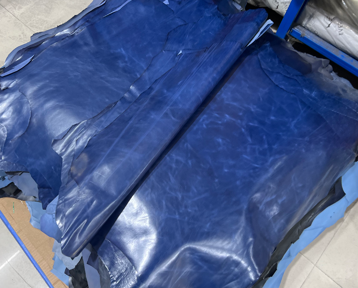 Home Textiles Factory - Blue Series! Italian CTC Factory Calfskin