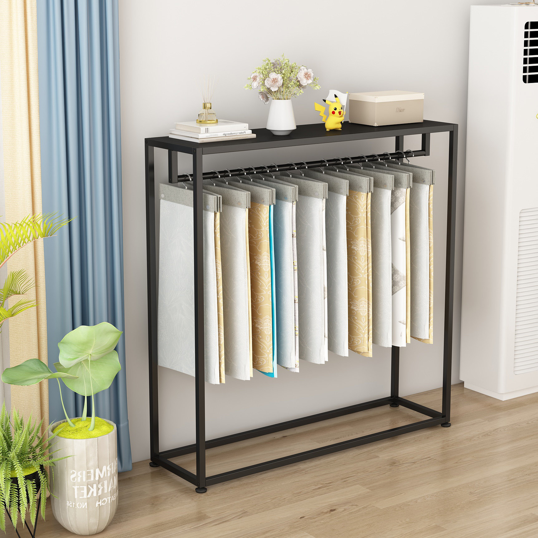 Curtain elevator display rack  - Home Textiles Exhibition บทวิจารณ์และราคา