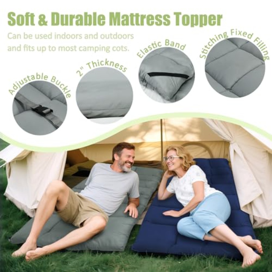 Cot Mattress Pad-Cot Pads for  - Mattress Pad Topper บทวิจารณ์และราคา