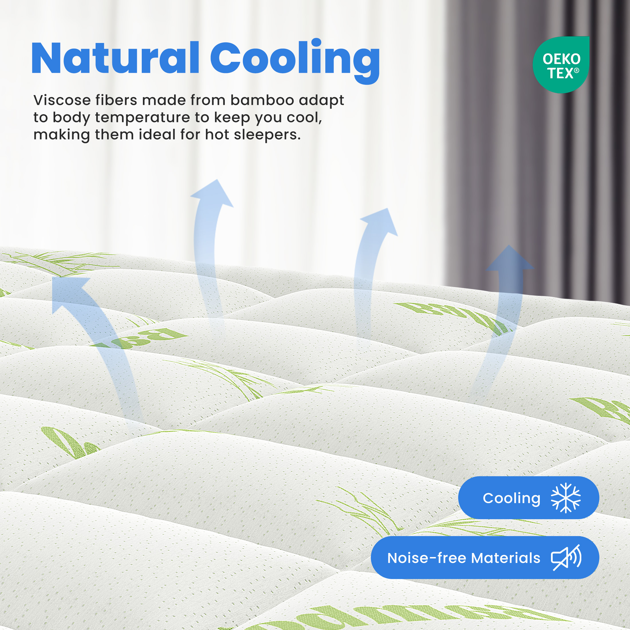 MCQ 400g Bamboo Viscose Derive - Mattress Pad Topper บทวิจารณ์และราคา