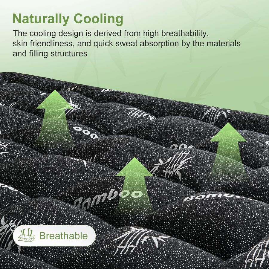 Queen Size Mattress Topper Vis - Mattress Pad Topper บทวิจารณ์และราคา