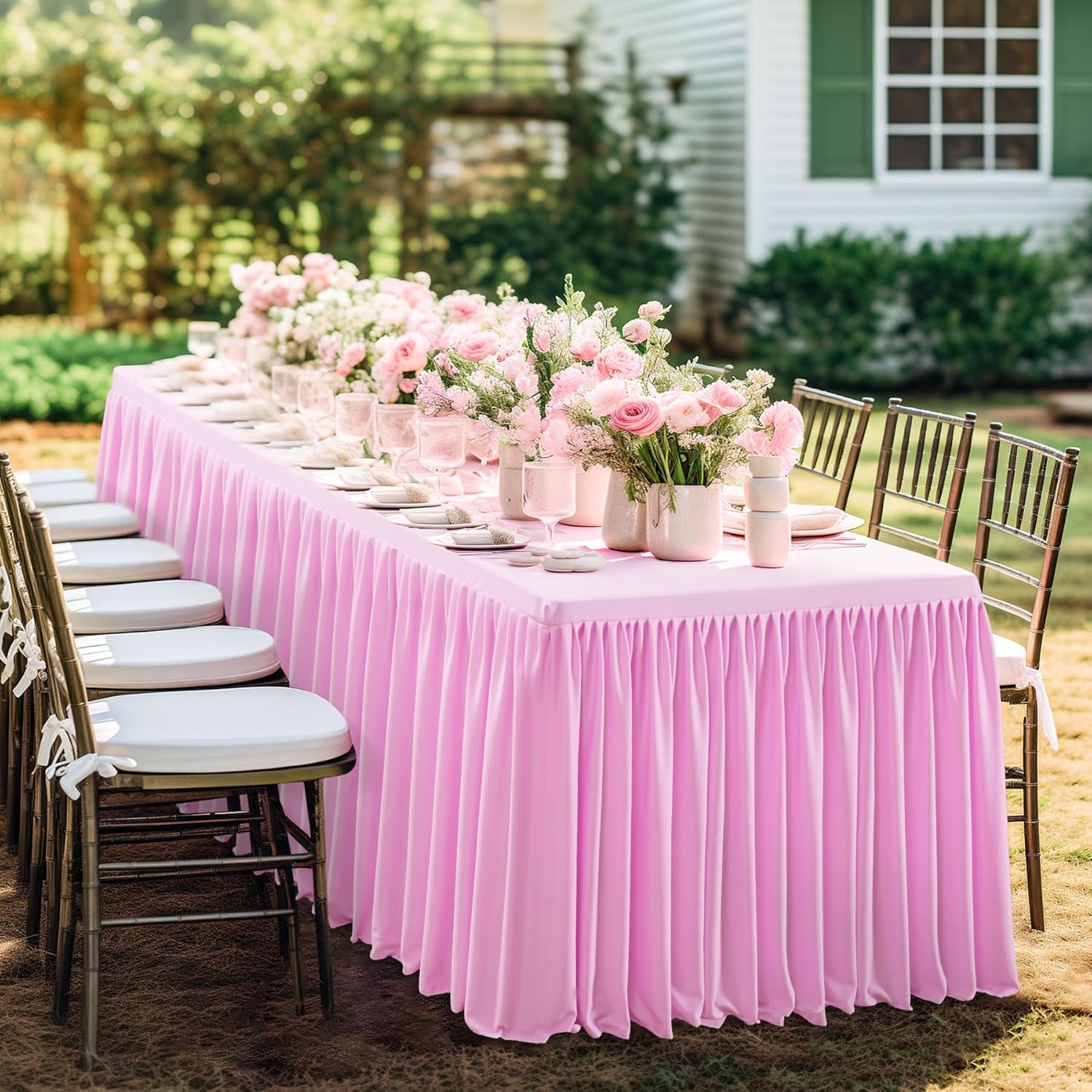 Table Skirt Conference Room Ta - Home Textiles Exhibition บทวิจารณ์และราคา