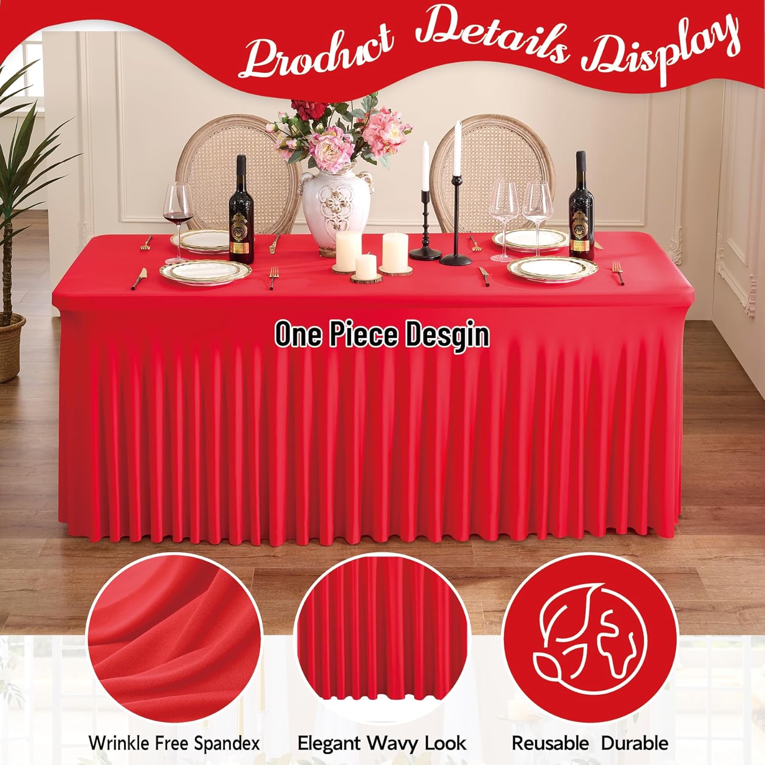 Table Skirt Conference Room Ta - Home Textiles Exhibition บทวิจารณ์และราคา
