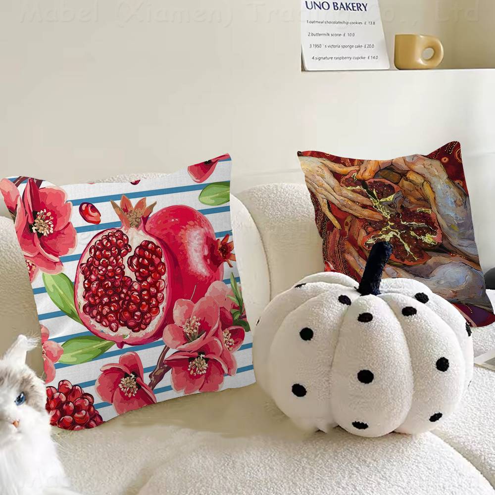 Fruit Pomegranate Painting Pil - Home Textiles And Furnishing บทวิจารณ์และราคา