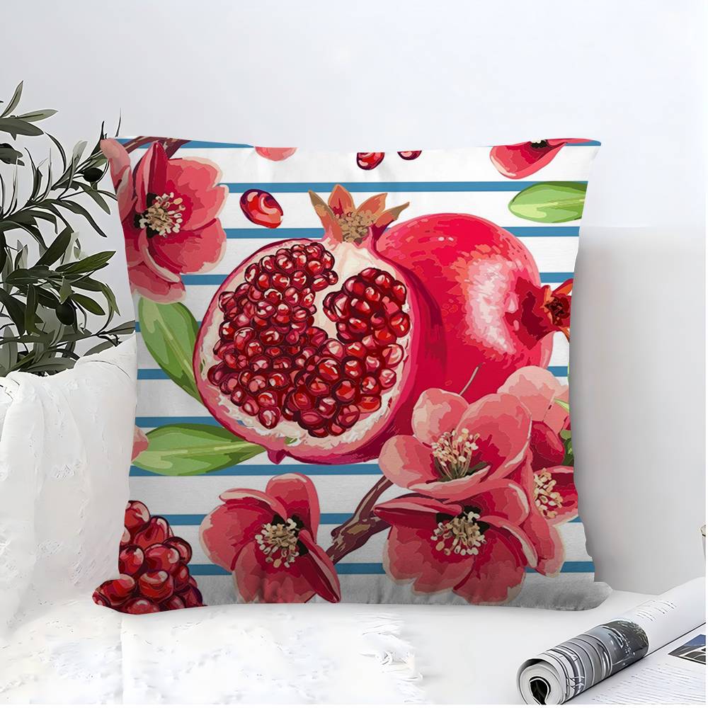Fruit Pomegranate Painting Pil - Home Textiles And Furnishing บทวิจารณ์และราคา