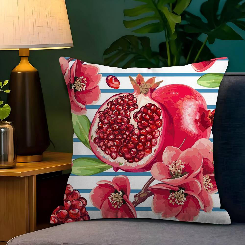 Fruit Pomegranate Painting Pil - Home Textiles And Furnishing บทวิจารณ์และราคา
