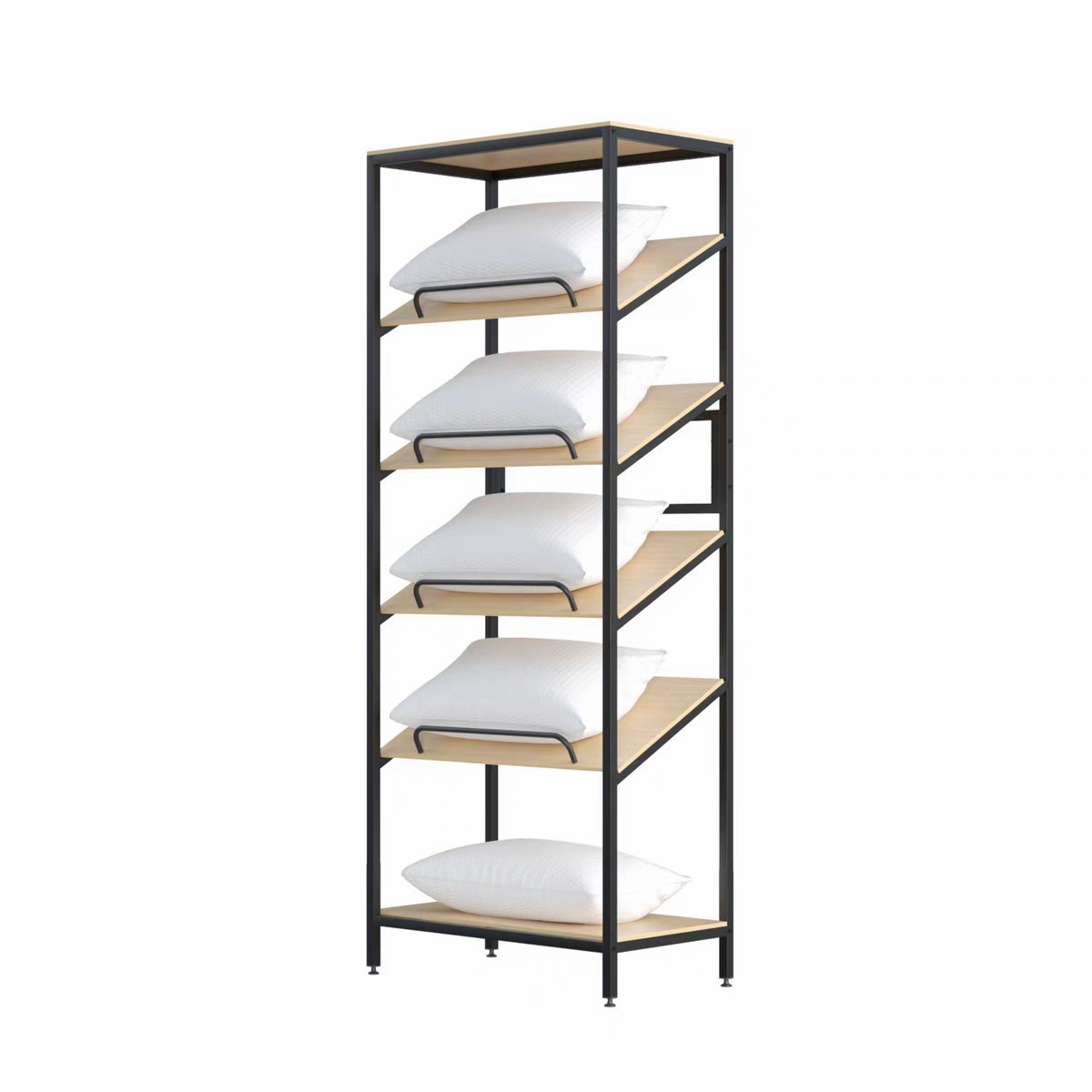 Home Textile Store Shelf Pillo - Home Textiles Exhibition บทวิจารณ์และราคา