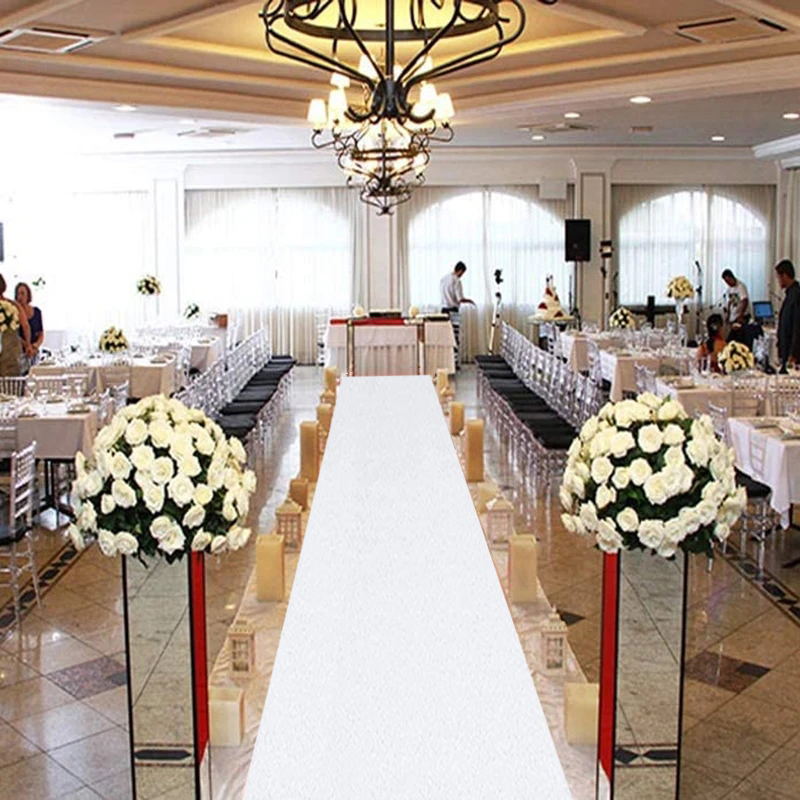 White Non-woven Fabric Carpet  - Home Textiles Exhibition บทวิจารณ์และราคา