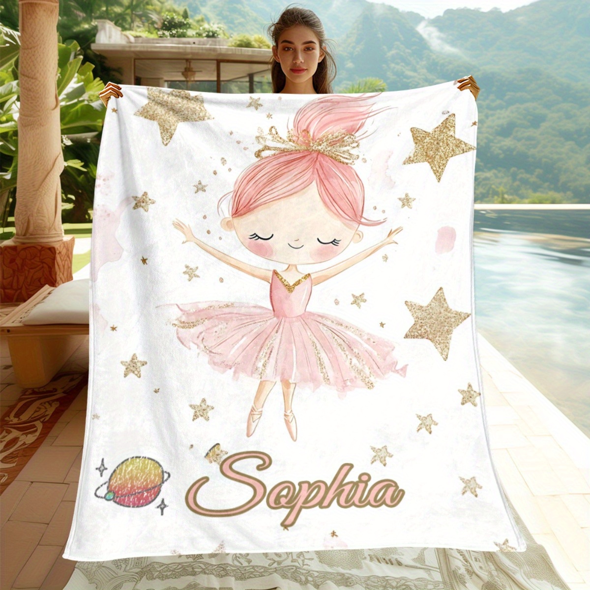 Customized Name Ballet Girl Bl - Home Textiles And Furnishing บทวิจารณ์และราคา