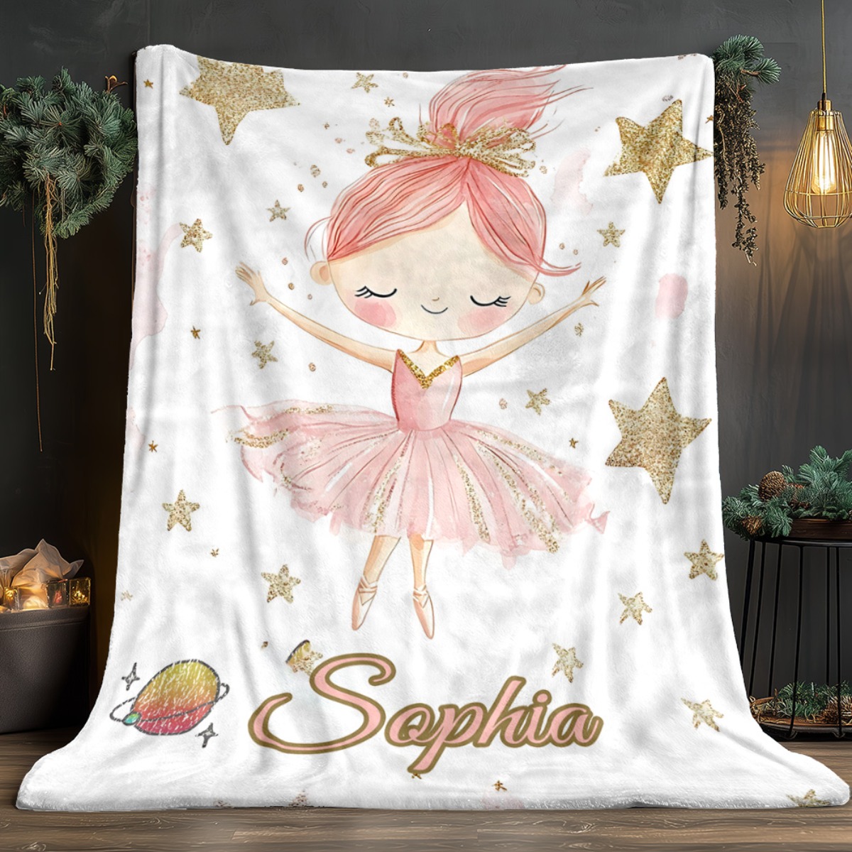 Customized Name Ballet Girl Bl - Home Textiles And Furnishing บทวิจารณ์และราคา