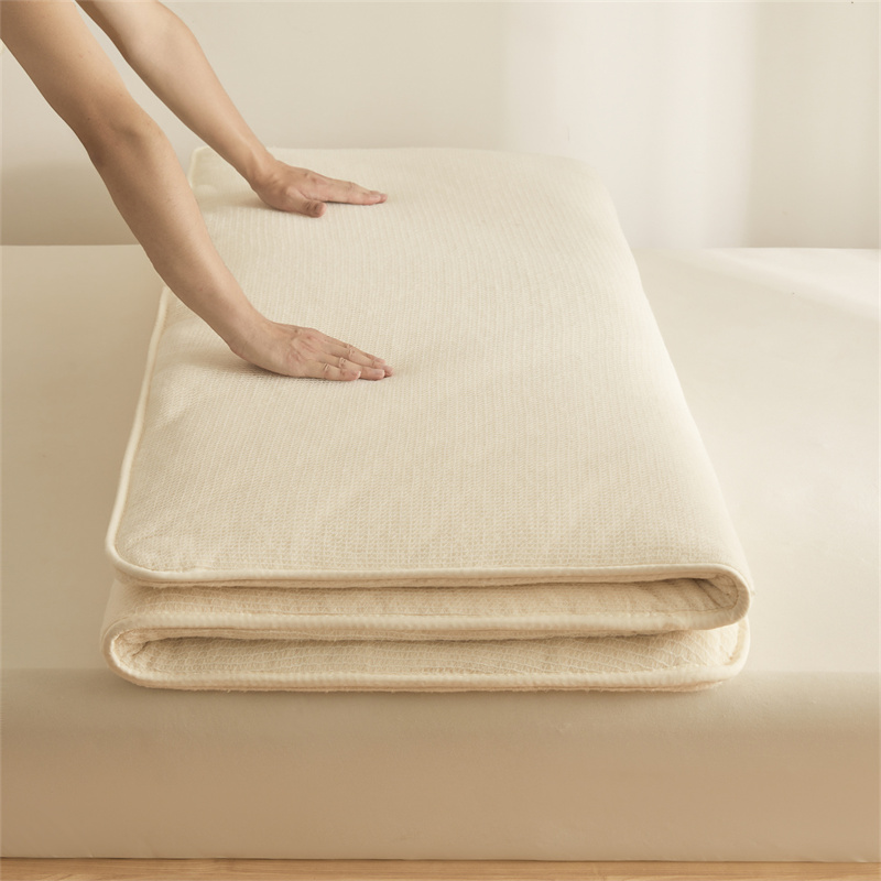 Fishscale pattern All cotton Q - Mattress Pad Topper บทวิจารณ์และราคา