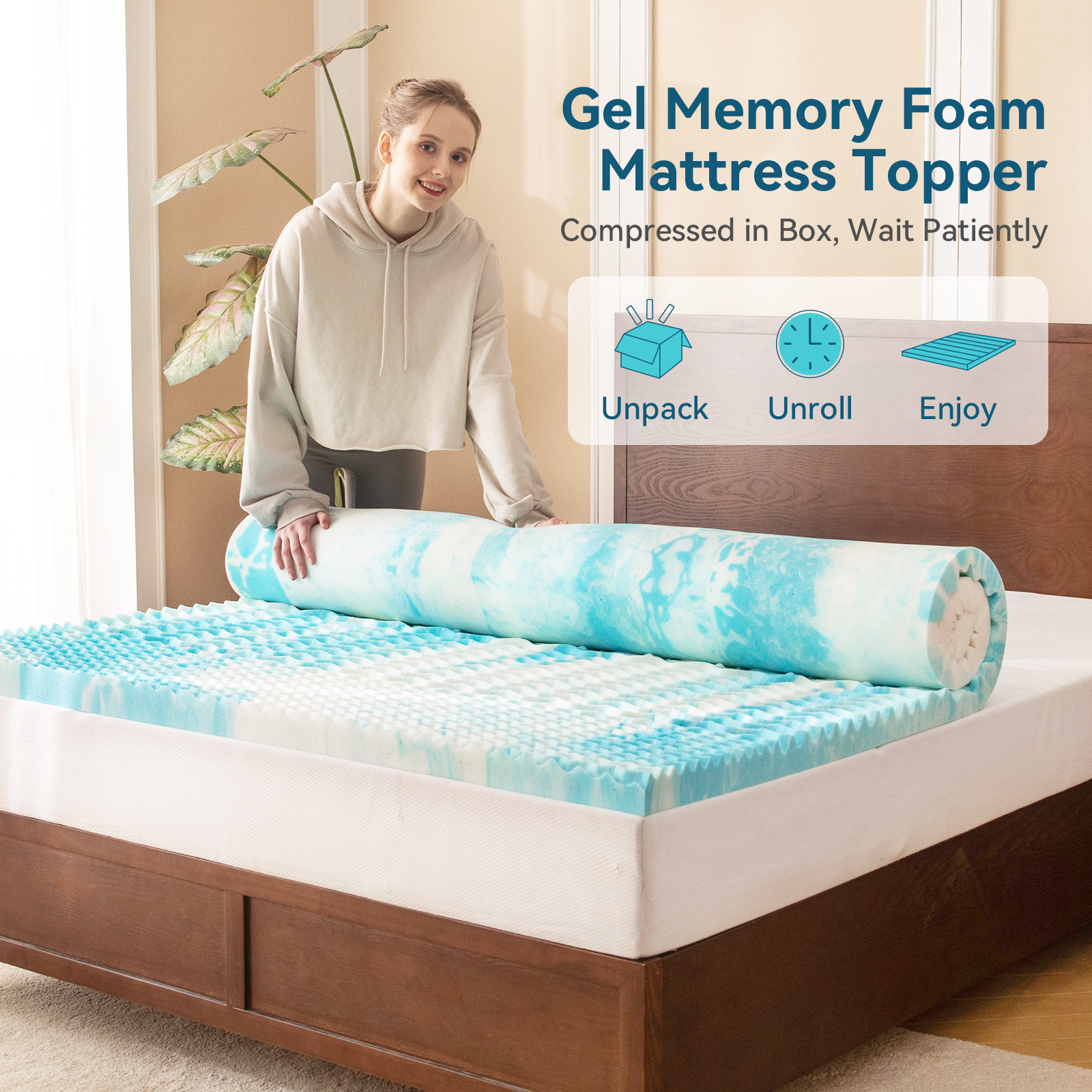 Hcore Mattress Topper, 5-Zone  - Mattress Pad Topper บทวิจารณ์และราคา