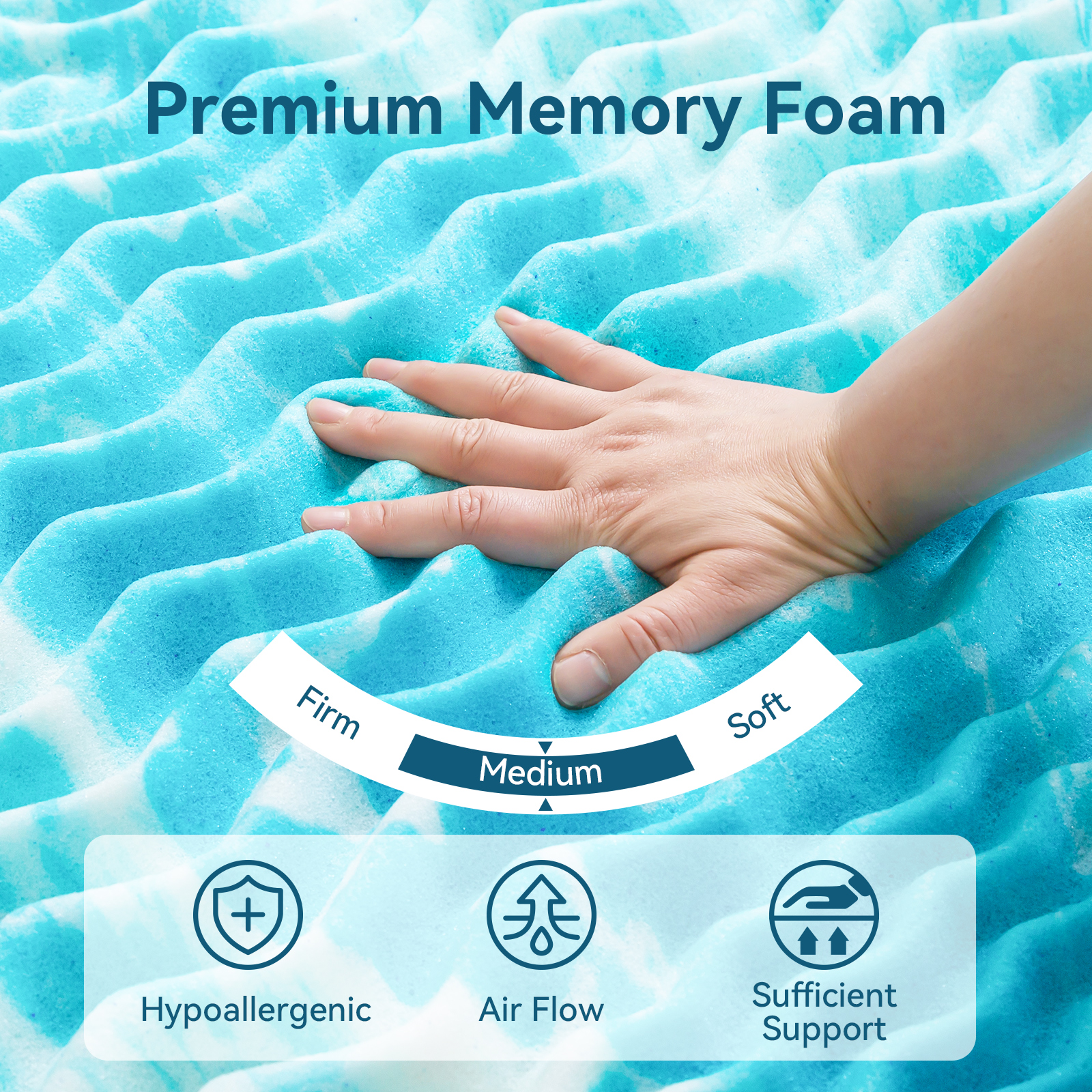 Hcore Mattress Topper, 5-Zone  - Mattress Pad Topper บทวิจารณ์และราคา