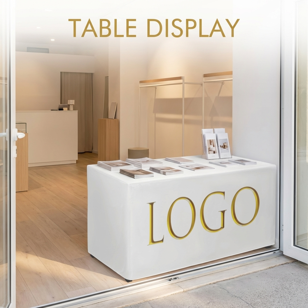 Custom White Tablecloth with G - Home Textiles Exhibition บทวิจารณ์และราคา